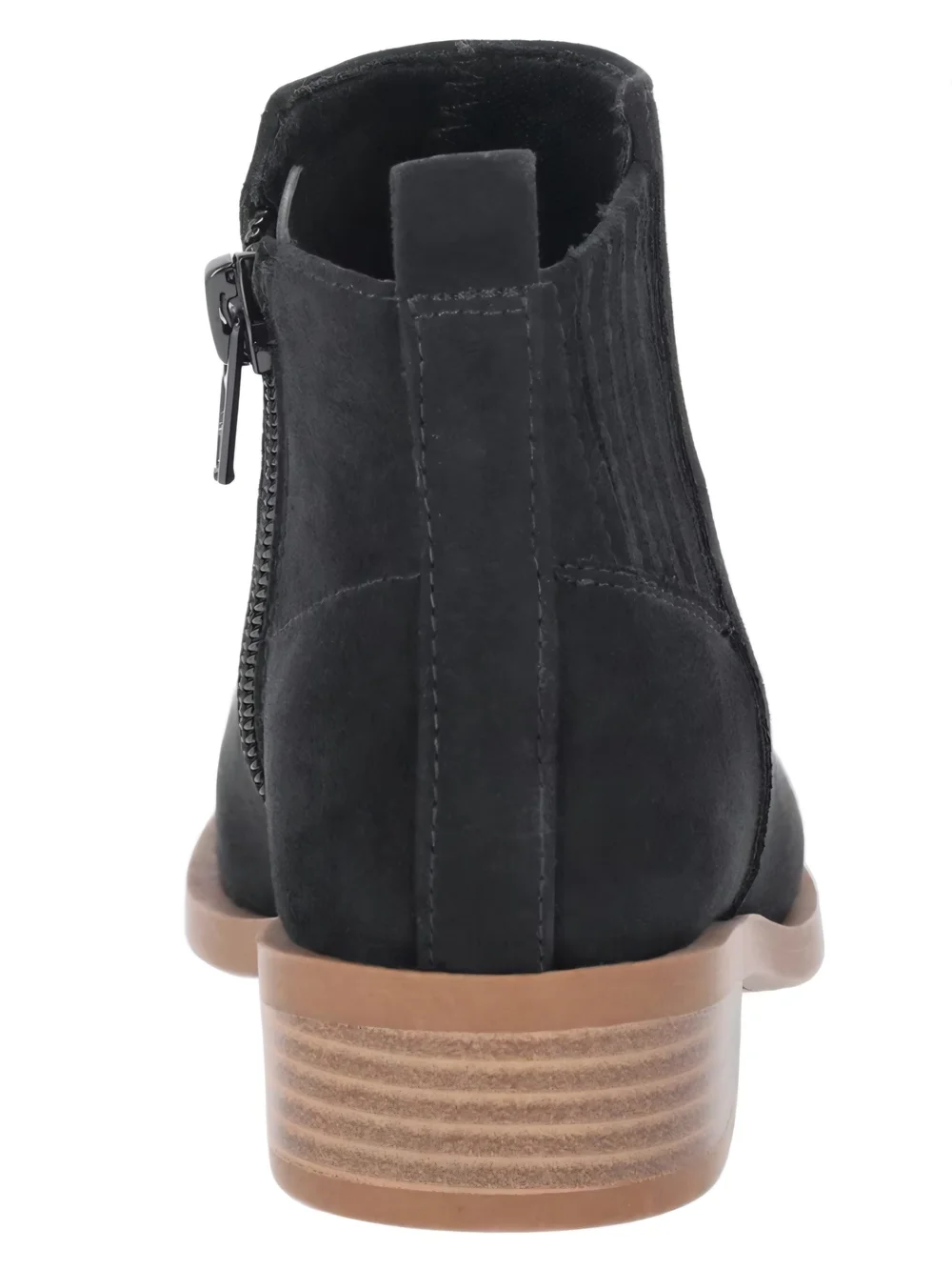 🍒♡wonder nation Black Ankle Chelsea Boot with Tan Sole